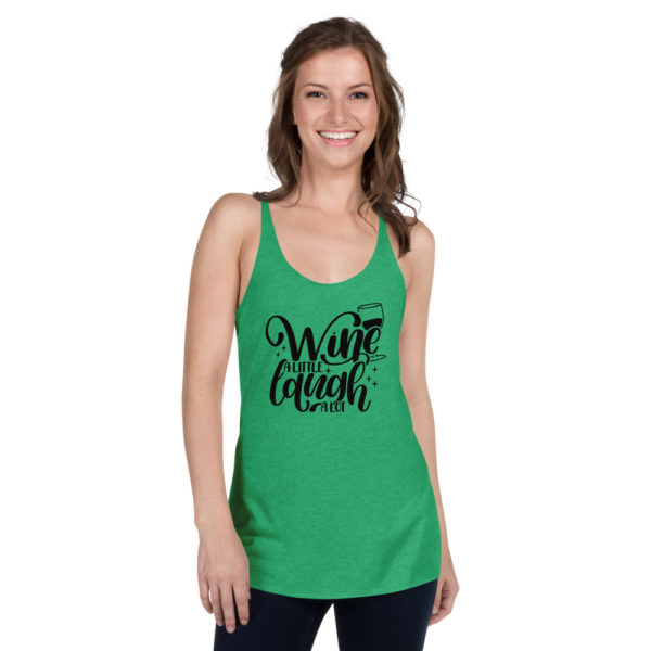 Wine Laugh Women's Racerback Tank - Image 2