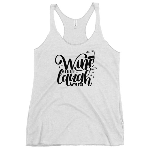 Wine Laugh Women's Racerback Tank - Image 11