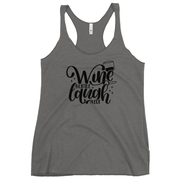 Wine Laugh Women's Racerback Tank - Image 8