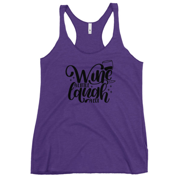 Wine Laugh Women's Racerback Tank - Image 4