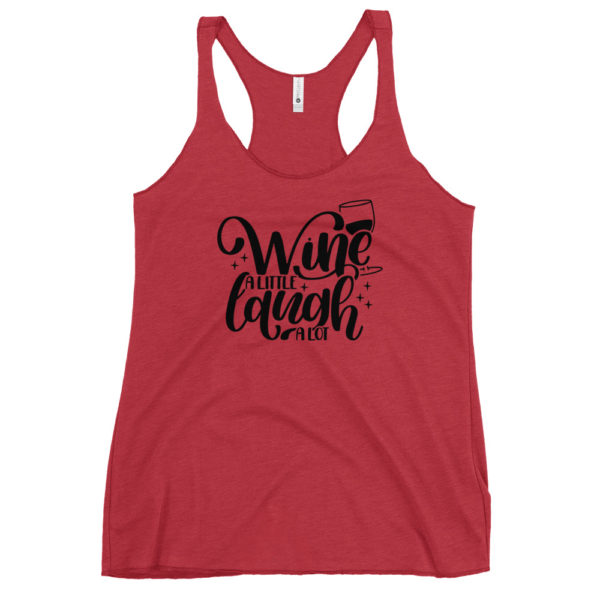 Wine Laugh Women's Racerback Tank - Image 5