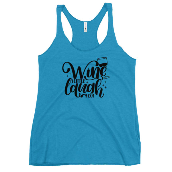 Wine Laugh Women's Racerback Tank - Image 9