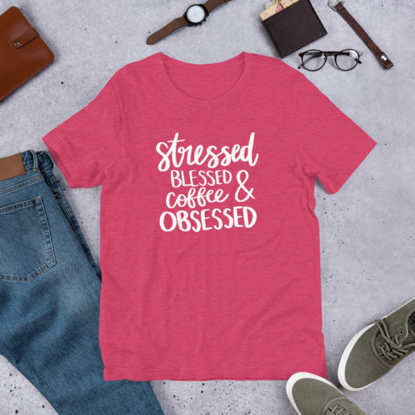 Coffee Obsessed Short-Sleeve Unisex T-Shirt - Image 6