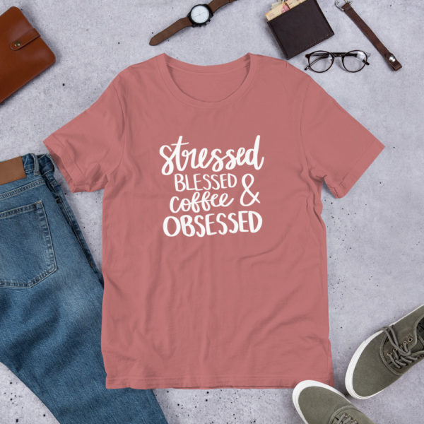 Coffee Obsessed Short-Sleeve Unisex T-Shirt - Image 7